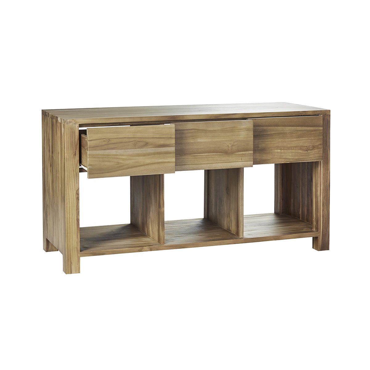 NOA - Meuble sous vasque en teck massif 145 cm