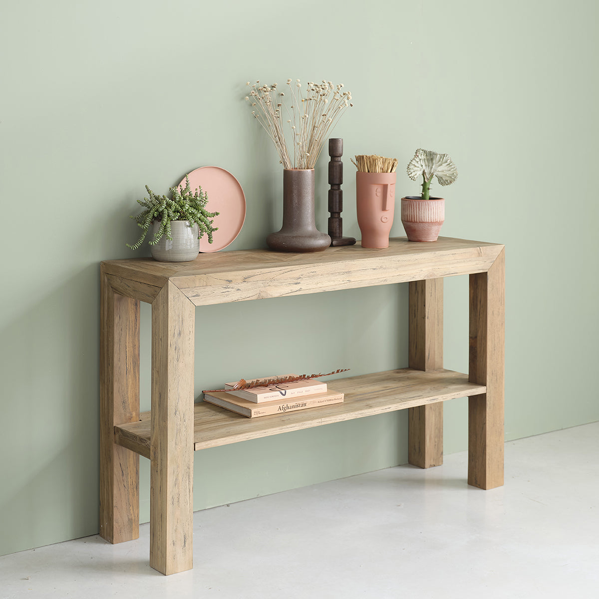 CARGO - Console en teck massif recyclé 120 cm