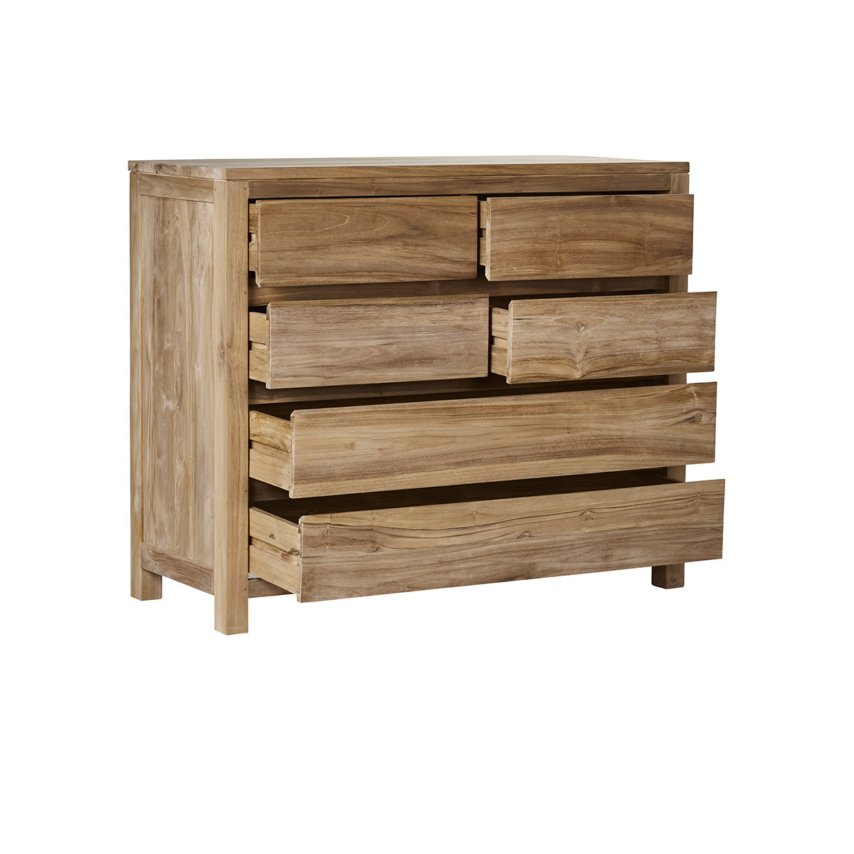 ALDO - Commode en teck massif 120 cm
