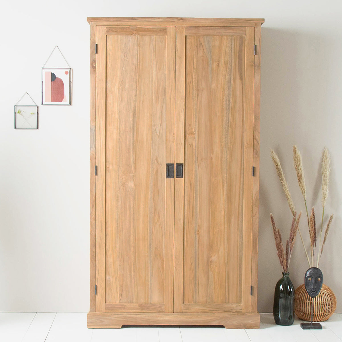 ALDO - Armoire en teck massif 113 cm