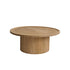 Table basse ronde en teck massif Ø 100 cm