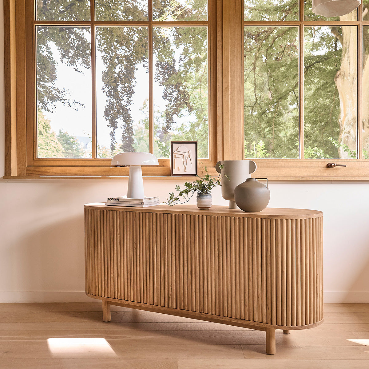 COLINE - Buffet en teck massif 160 cm