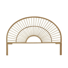 Tête de lit arrondie en rotin 160 cm