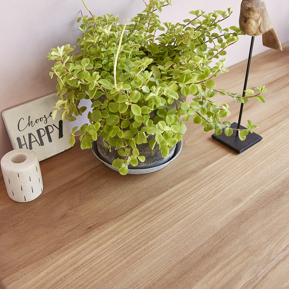 ISAURE - Bureau en teck massif 120 cm