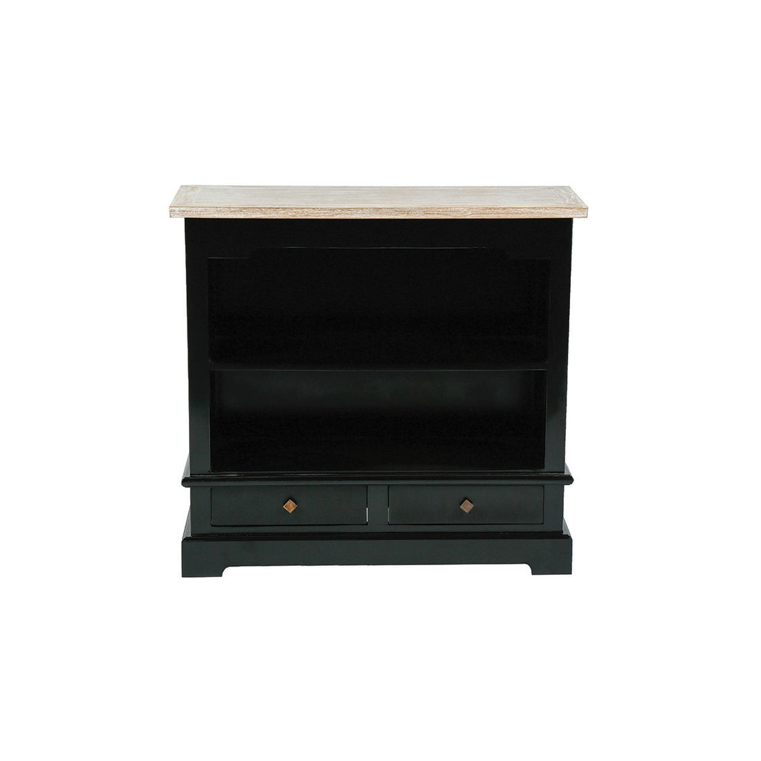 LONDRES - Commode en acajou et teck massif 95 cm
