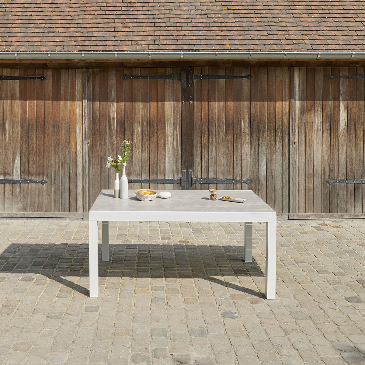 TULUM - Table de jardin en aluminium extensible 6/10 pers.