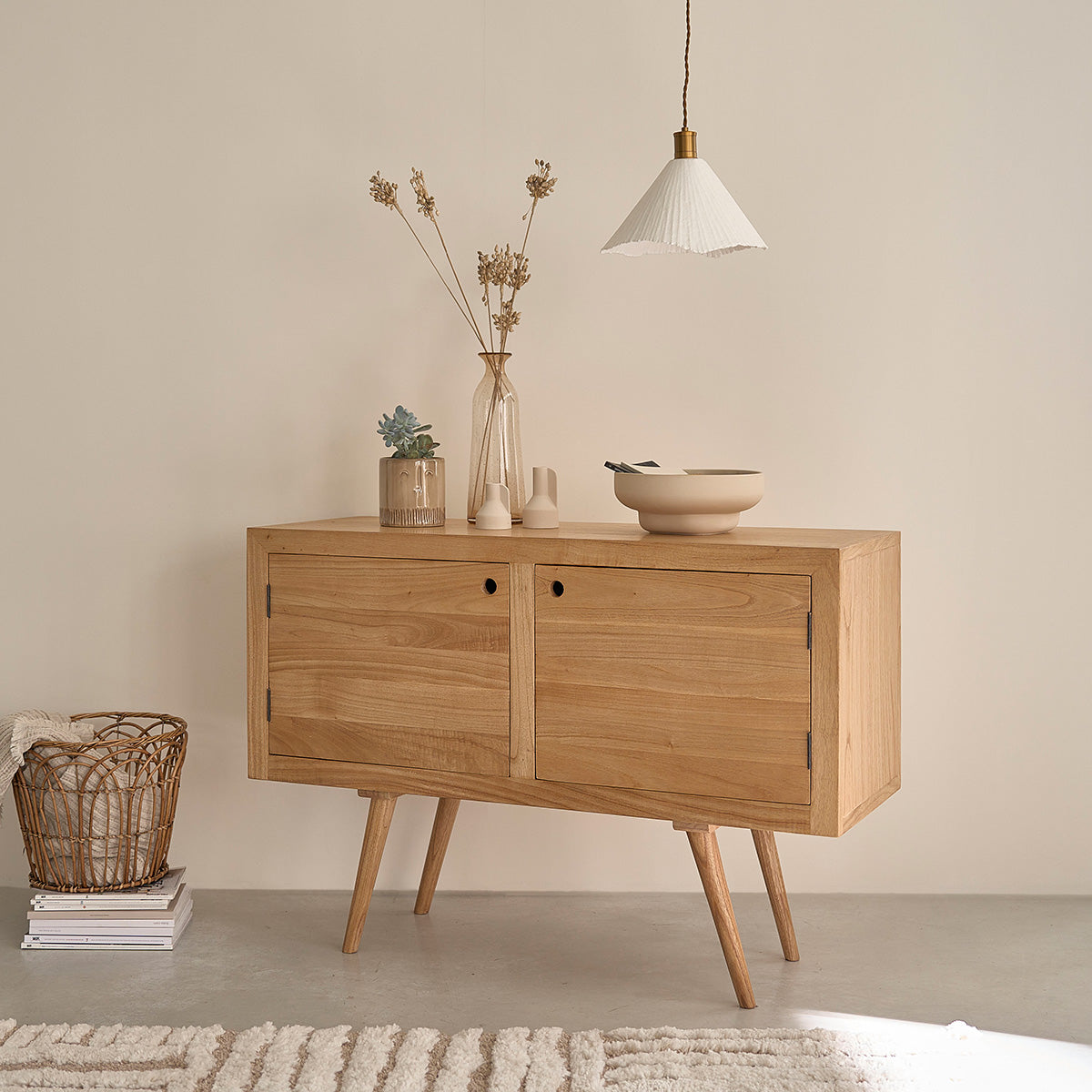 SACHA - Commode en mindi massif 120 cm