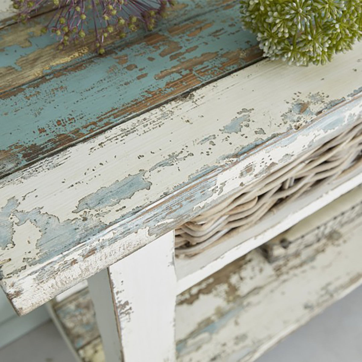 ATLANTIC - Console en bois recyclé massif 150 cm