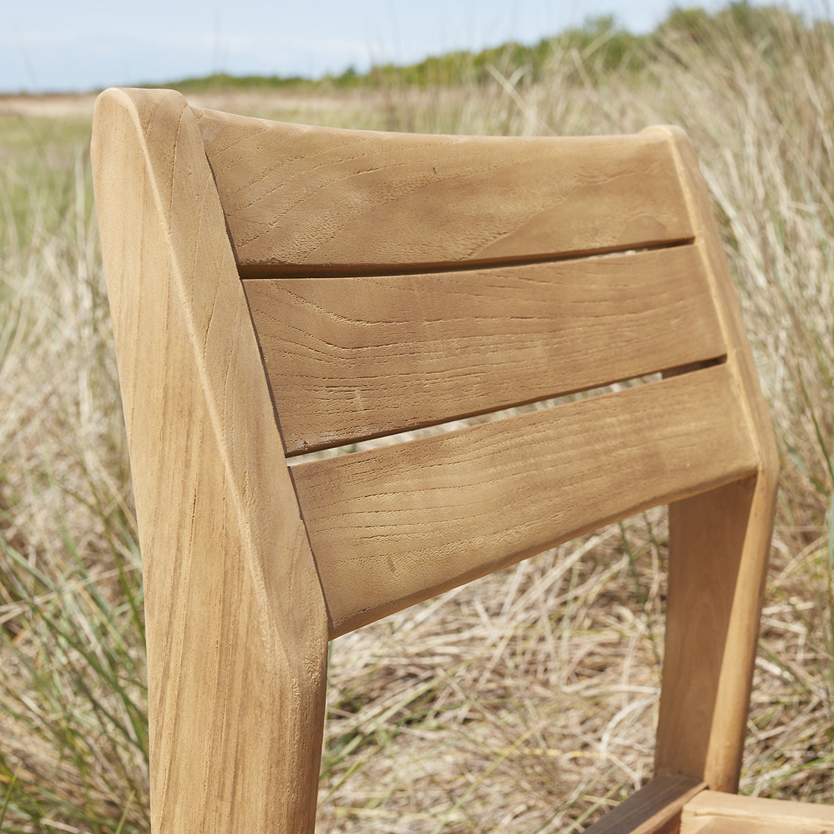 HORTENSE - Chaise de jardin en teck massif recyclé