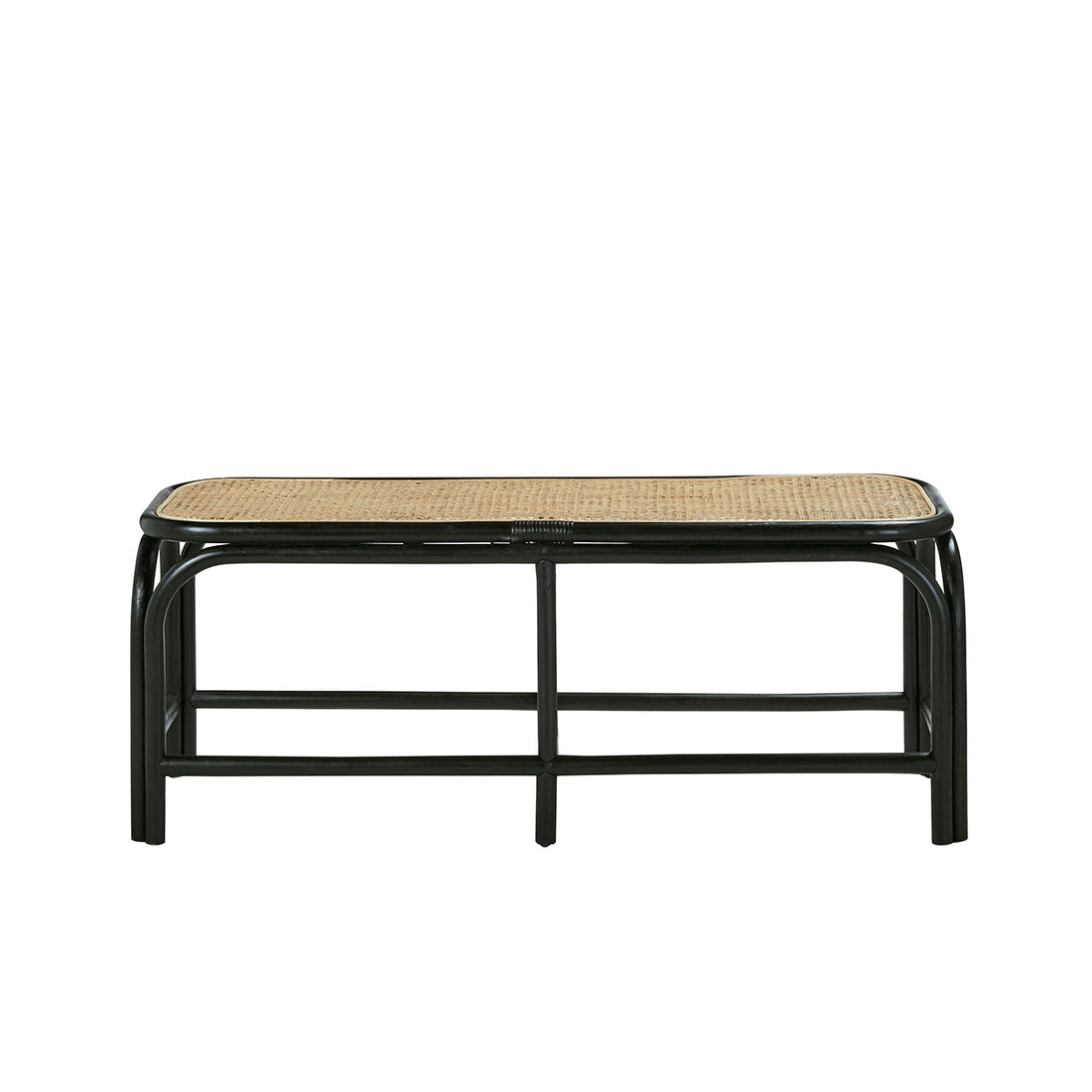 AVA - Banc en rotin et cannage 120 cm