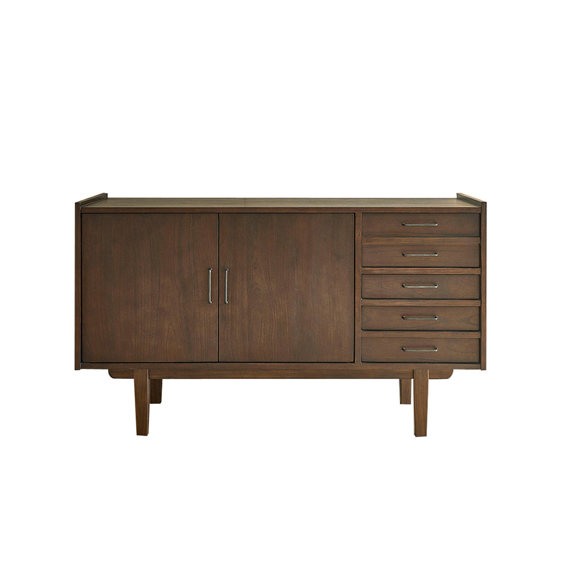 VINTAGE - Meuble de salle de bain en mindi massif 135 cm