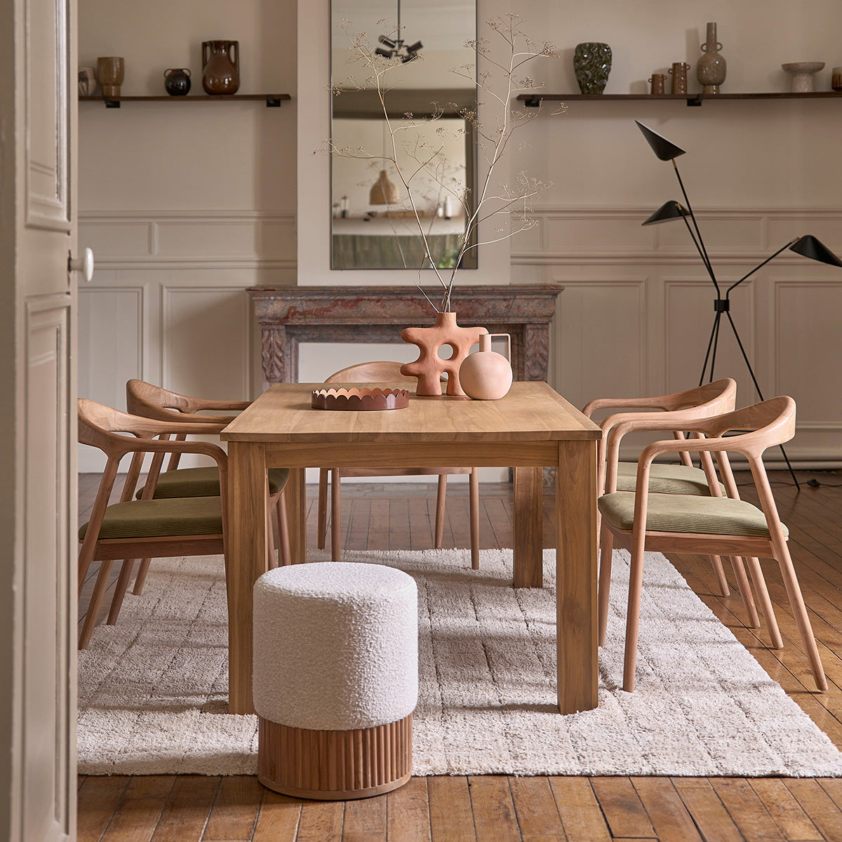 BOSTON - Table en teck massif 8 pers.