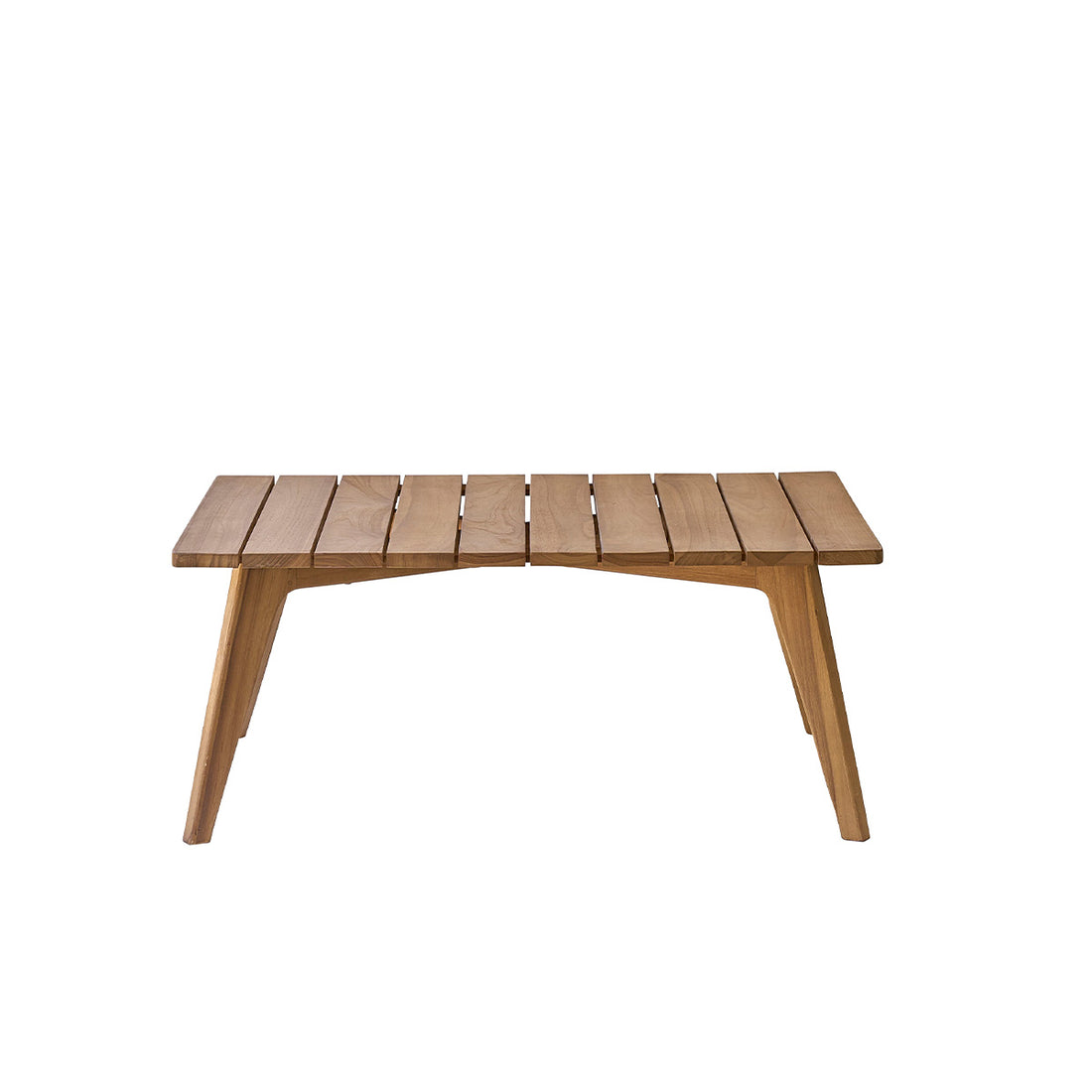 BARI - Table basse de jardin en teck massif
