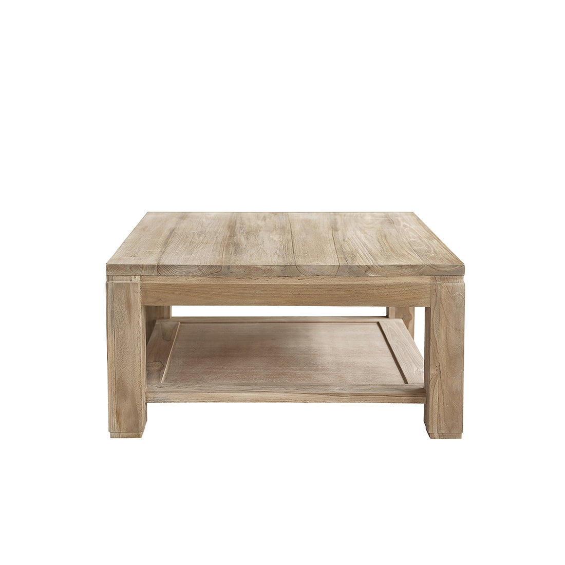 BOSTON - Table basse en teck massif 80 cm