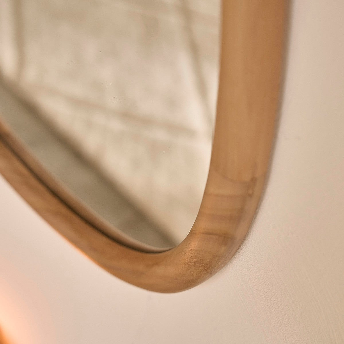 BELIZE - Miroir en teck massif 75x60 cm