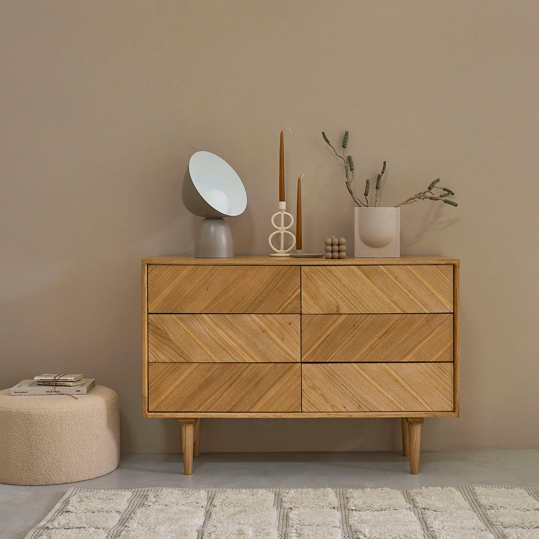 PACÔME - Commode en mindi massif 120 cm