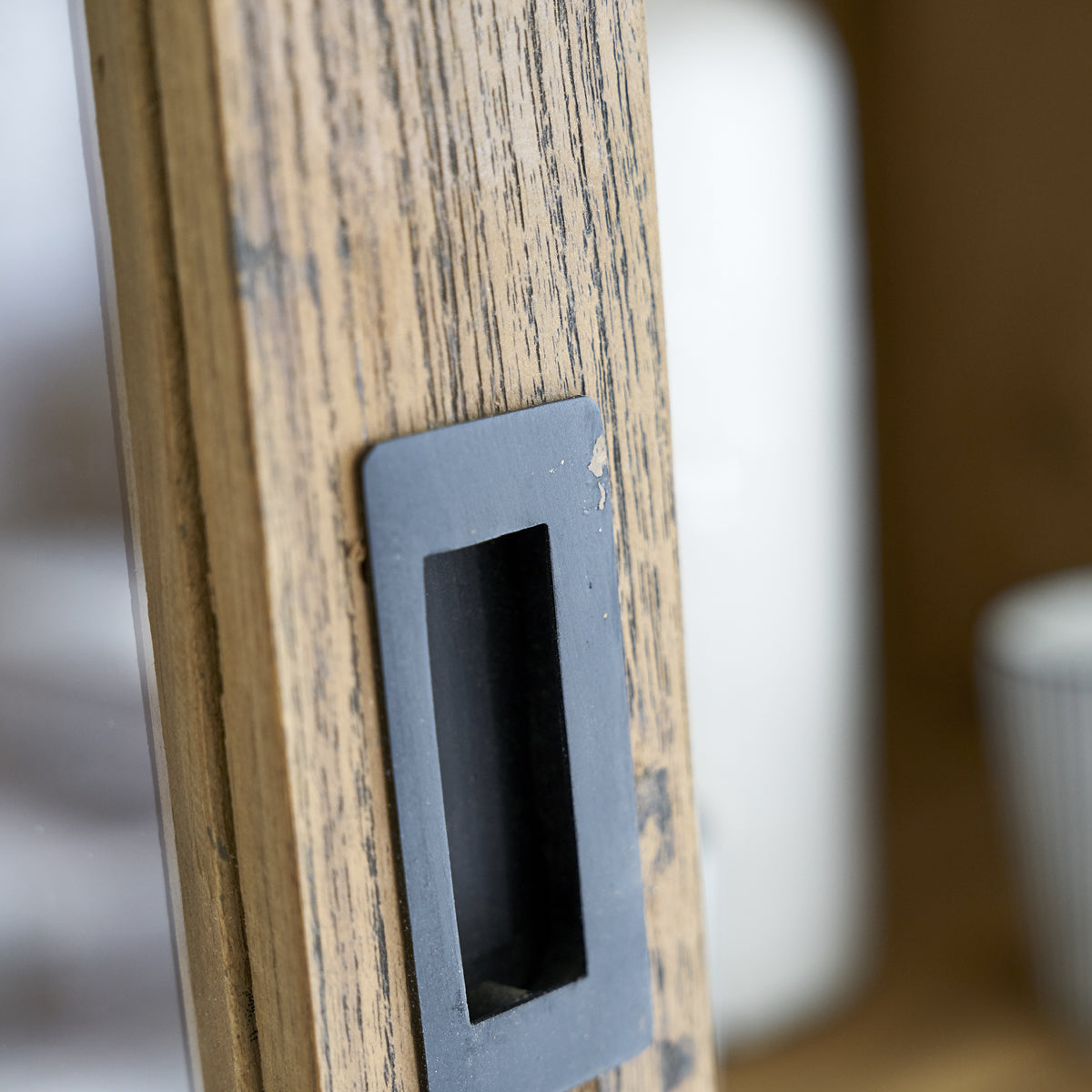 CARGO - Vaisselier en teck massif recyclé 100 cm