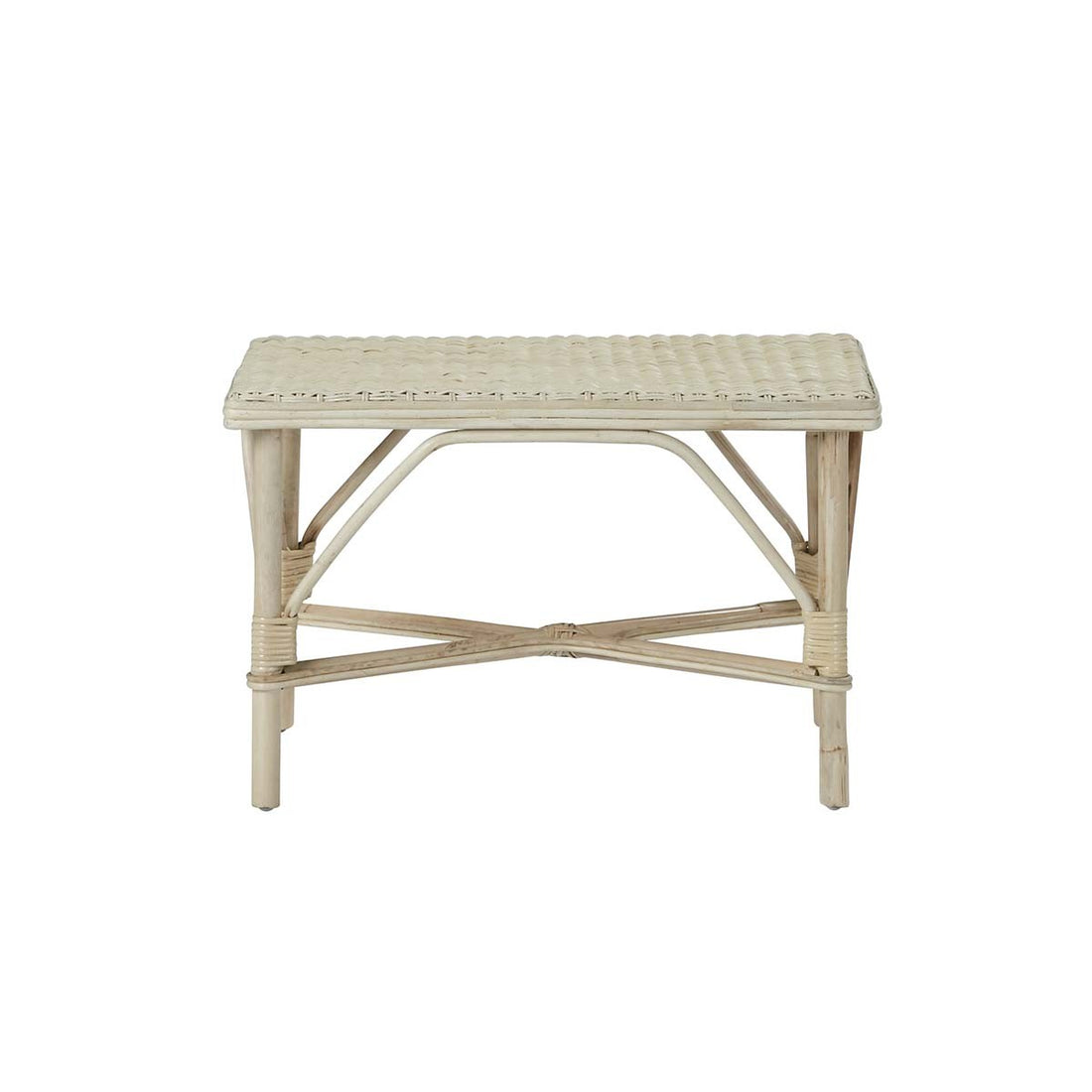 ALBANE - Table basse en rotin naturel