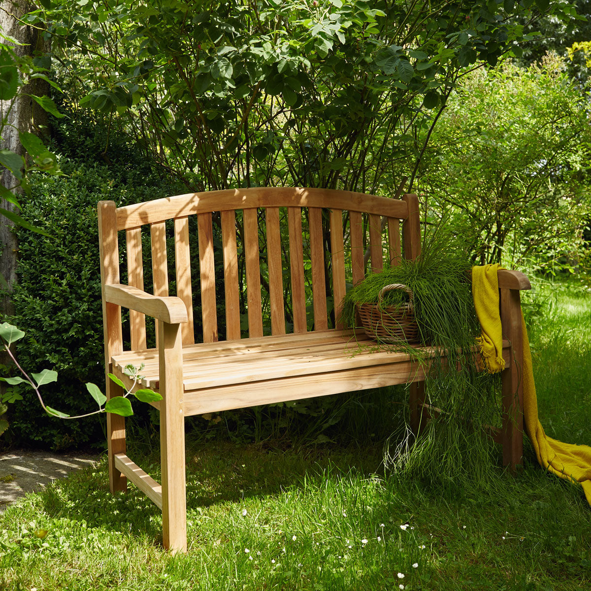 MIDLAND - Banc de jardin en teck massif
