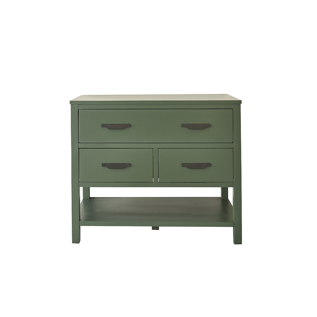 OLIVIA - Meuble sous vasque en acacia massif 90 cm