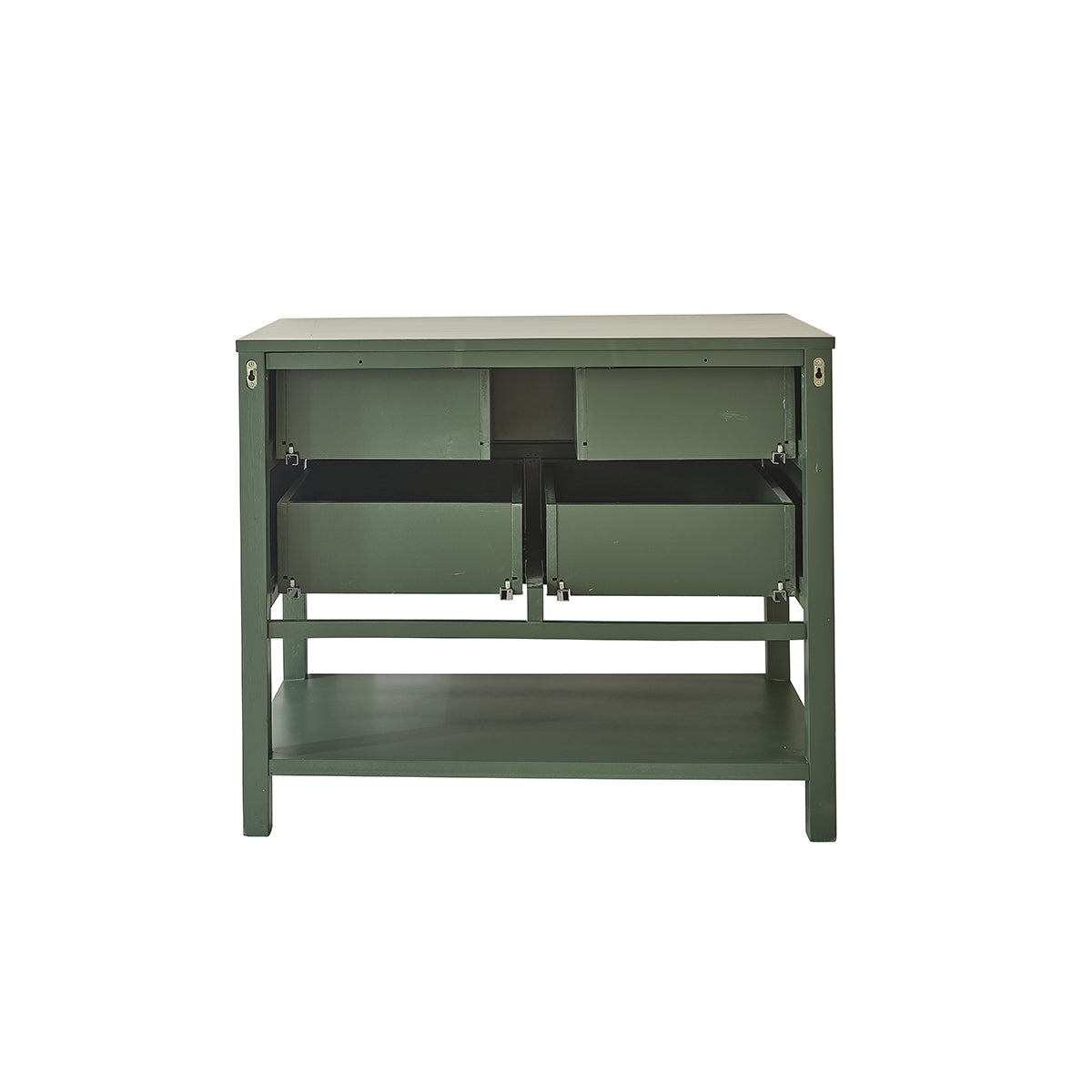 OLIVIA - Meuble sous vasque en acacia massif 90 cm