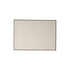 Miroir en métal noir rectangulaire 70x50 cm