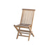 Chaise de jardin en teck huilé massif pliante