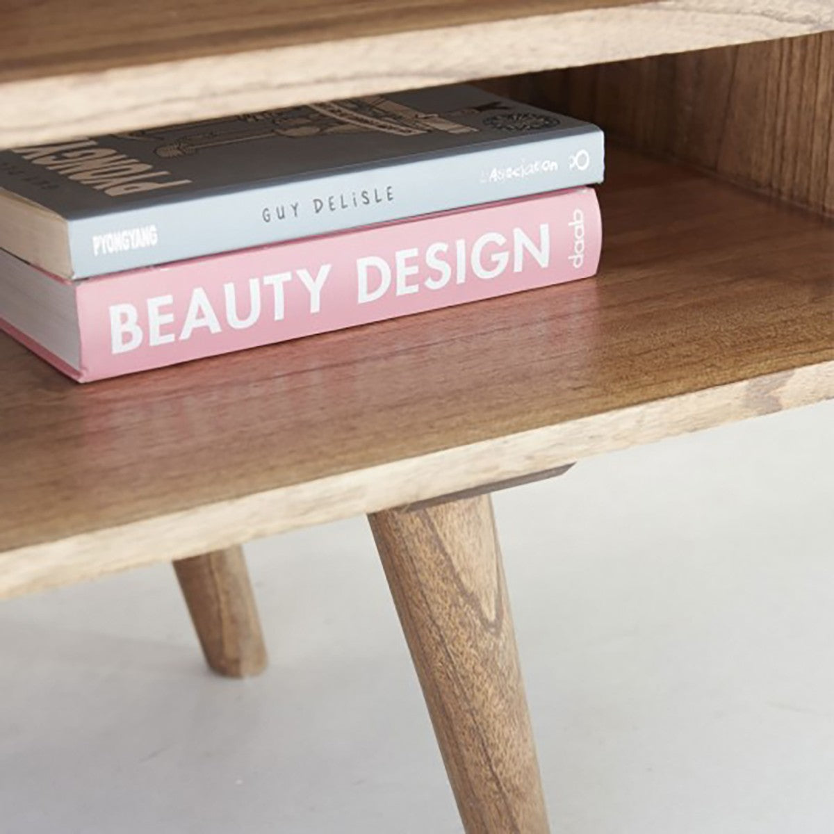 OSCAR - Meuble TV en mindi massif 110 cm