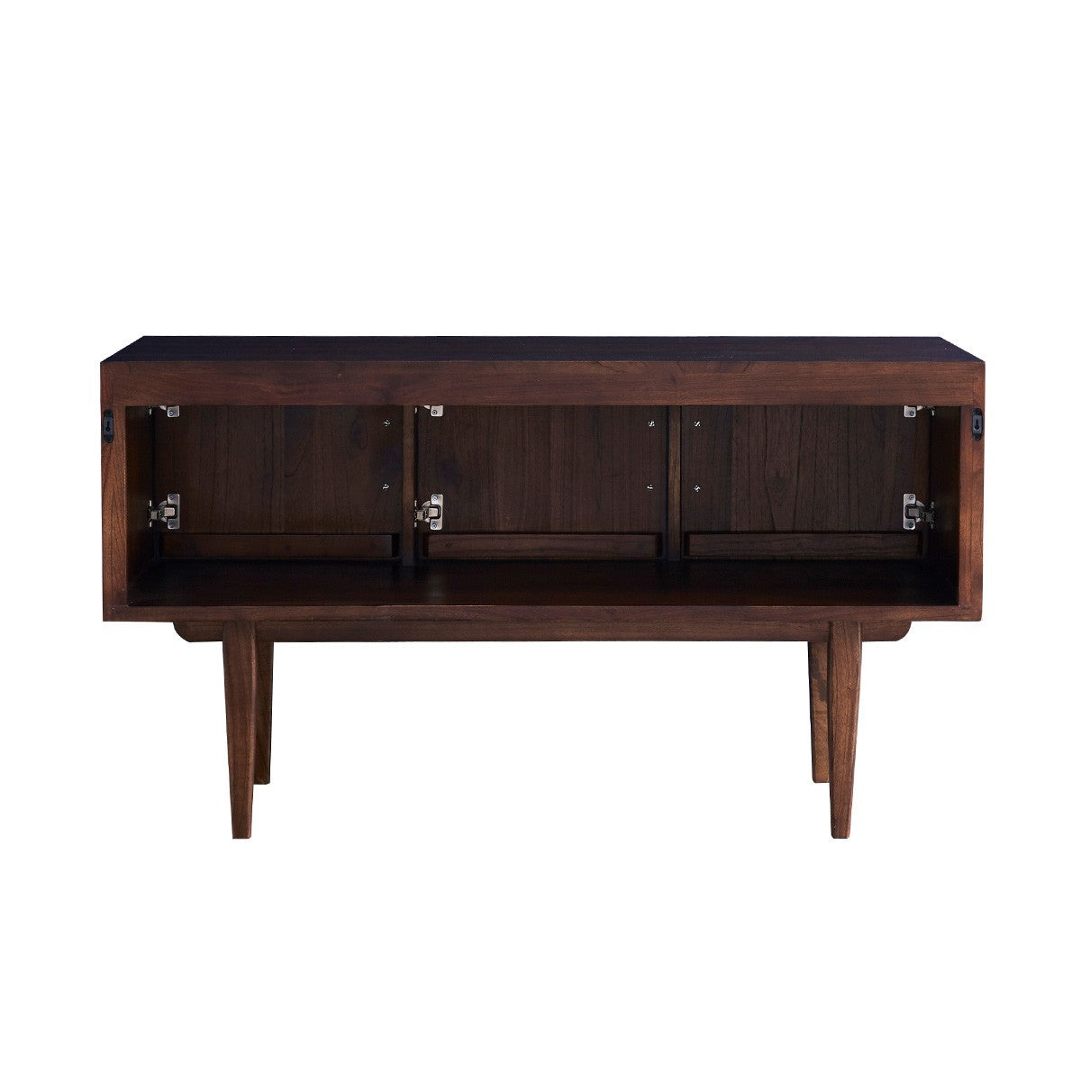 VINTAGE - Meuble de salle de bain en mindi massif 135 cm