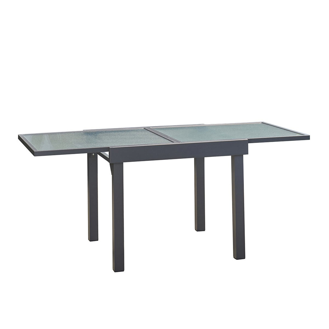 MODULO - Table de jardin en aluminium extensible gris 4/8 pers.