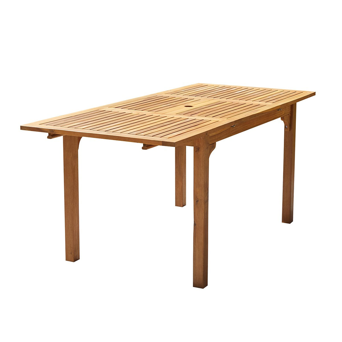 HANOÏ - Table de jardin en acacia extensible 6 pers.