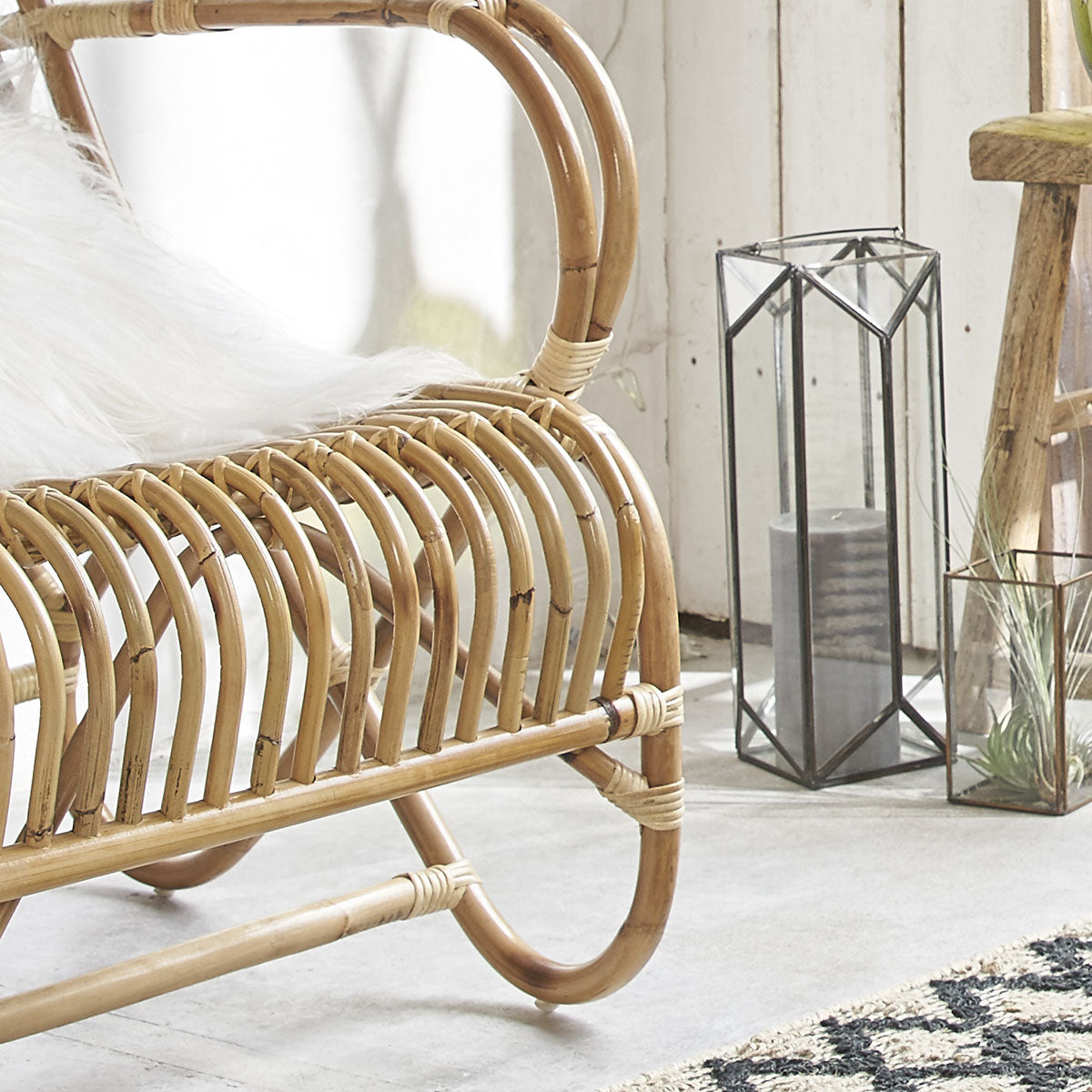 PAOLA - Lot de 2 fauteuils en rotin