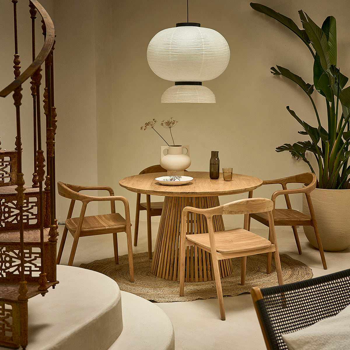 AMBRE - Chaise en teck massif