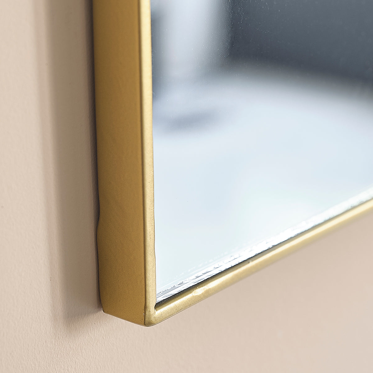 LUNA - Miroir en métal doré rectangulaire 70x50 cm