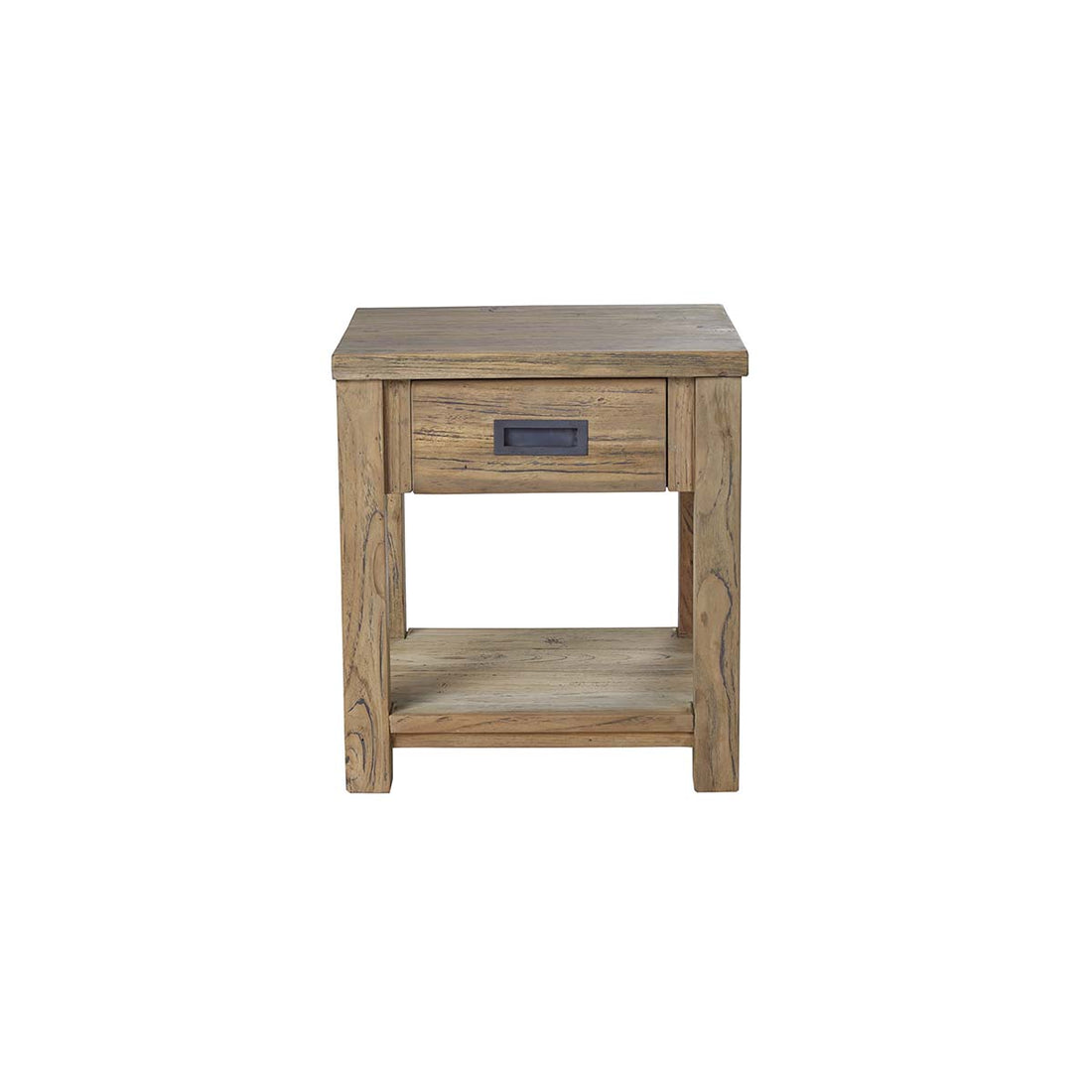 CARGO - Table de chevet en teck massif recyclé 45 cm