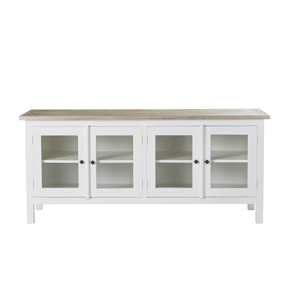LONDRES - Buffet en acajou et teck massif 180 cm