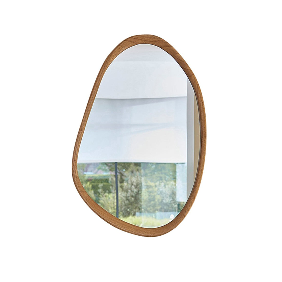 FIFTIES - Miroir de décoration en mindi massif 90 cm