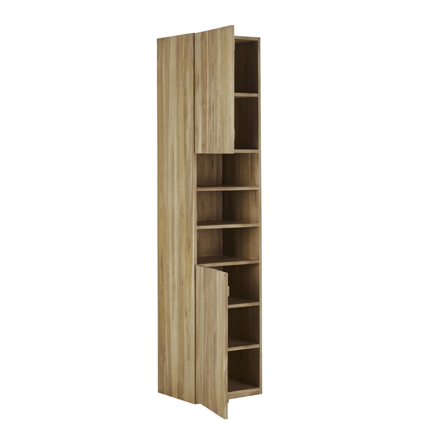 Colonne de salle de bain en teck massif 200 cm