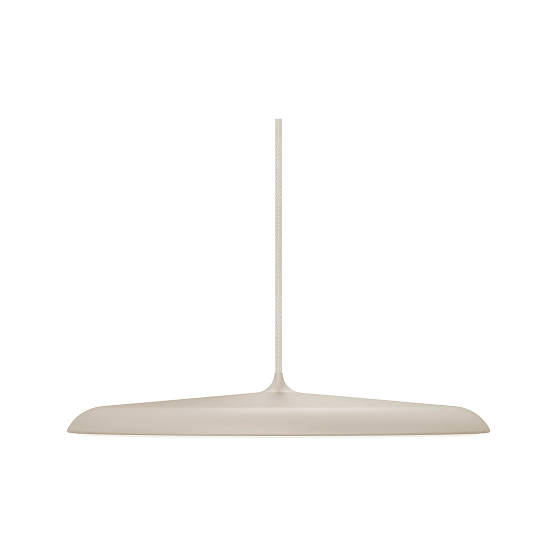 Suspension en métal  Ø 40 cm beige