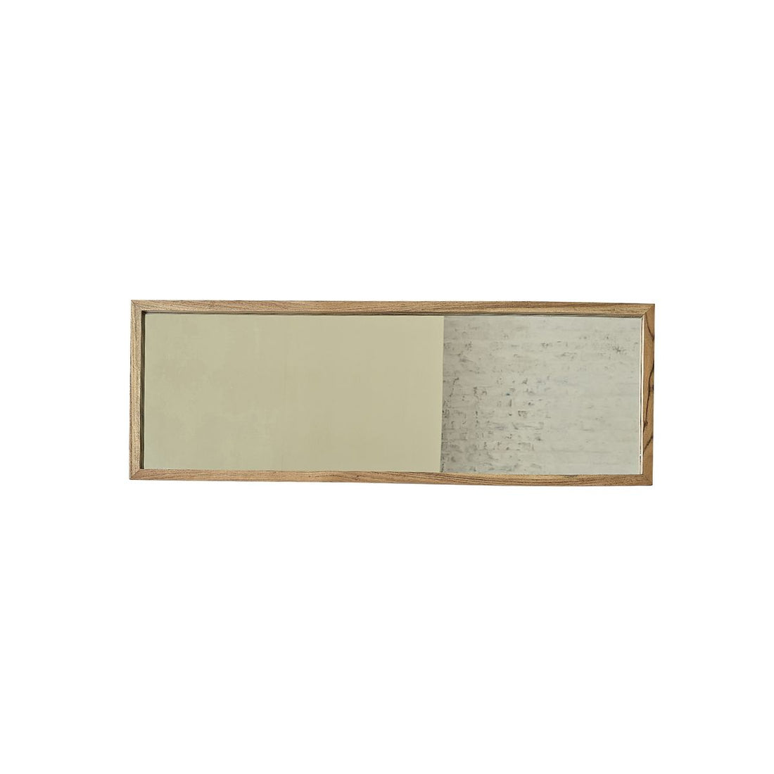 EDEN ROCK - Miroir en acacia massif rectangulaire 130x45 cm