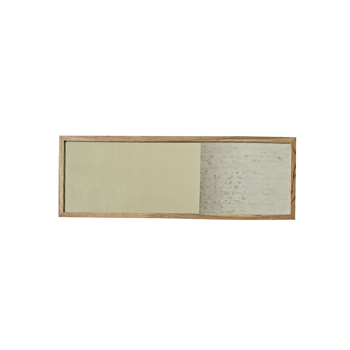 EDEN ROCK - Miroir en acacia massif rectangulaire 130x45 cm