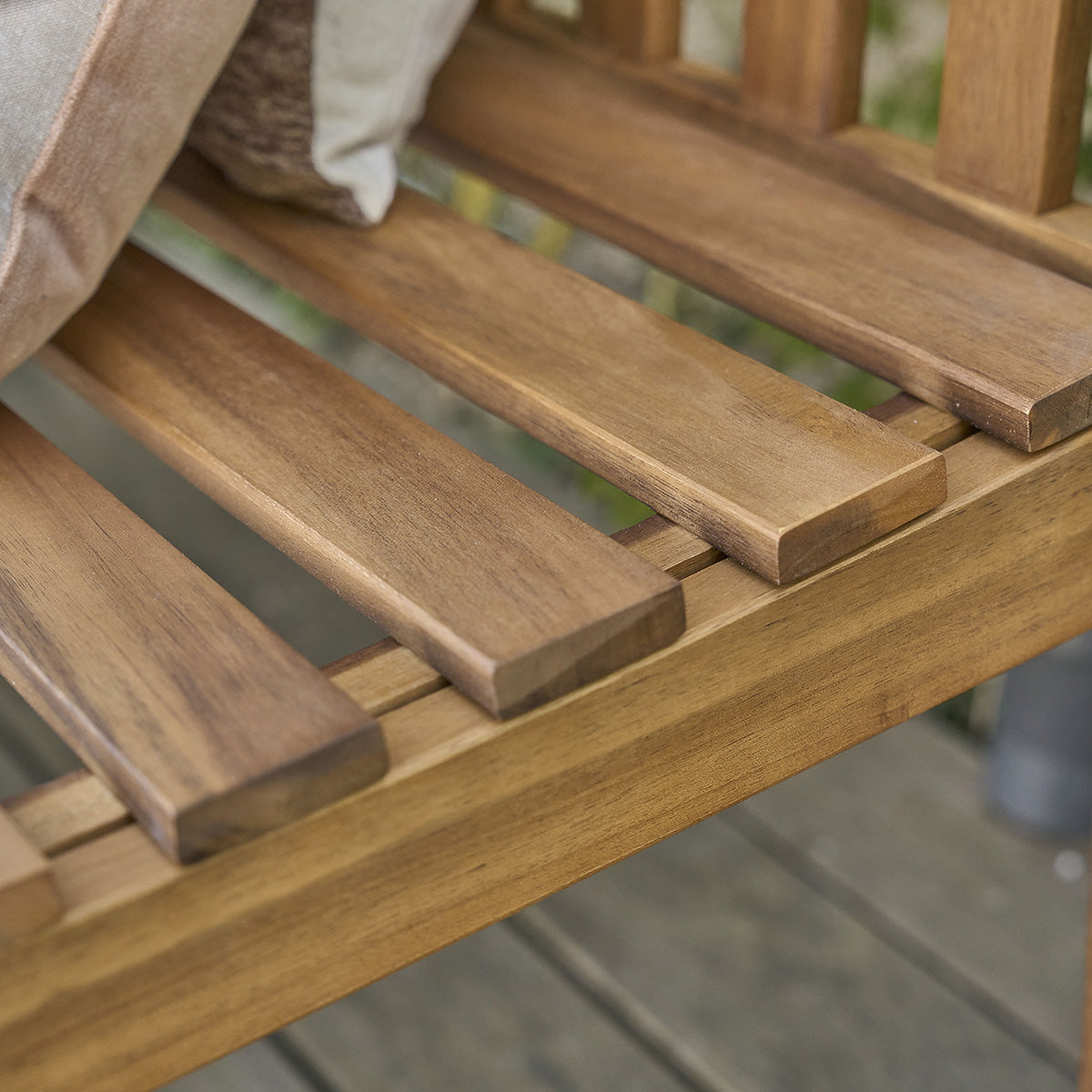 HANOÏ - Banc de jardin en acacia massif 150 cm