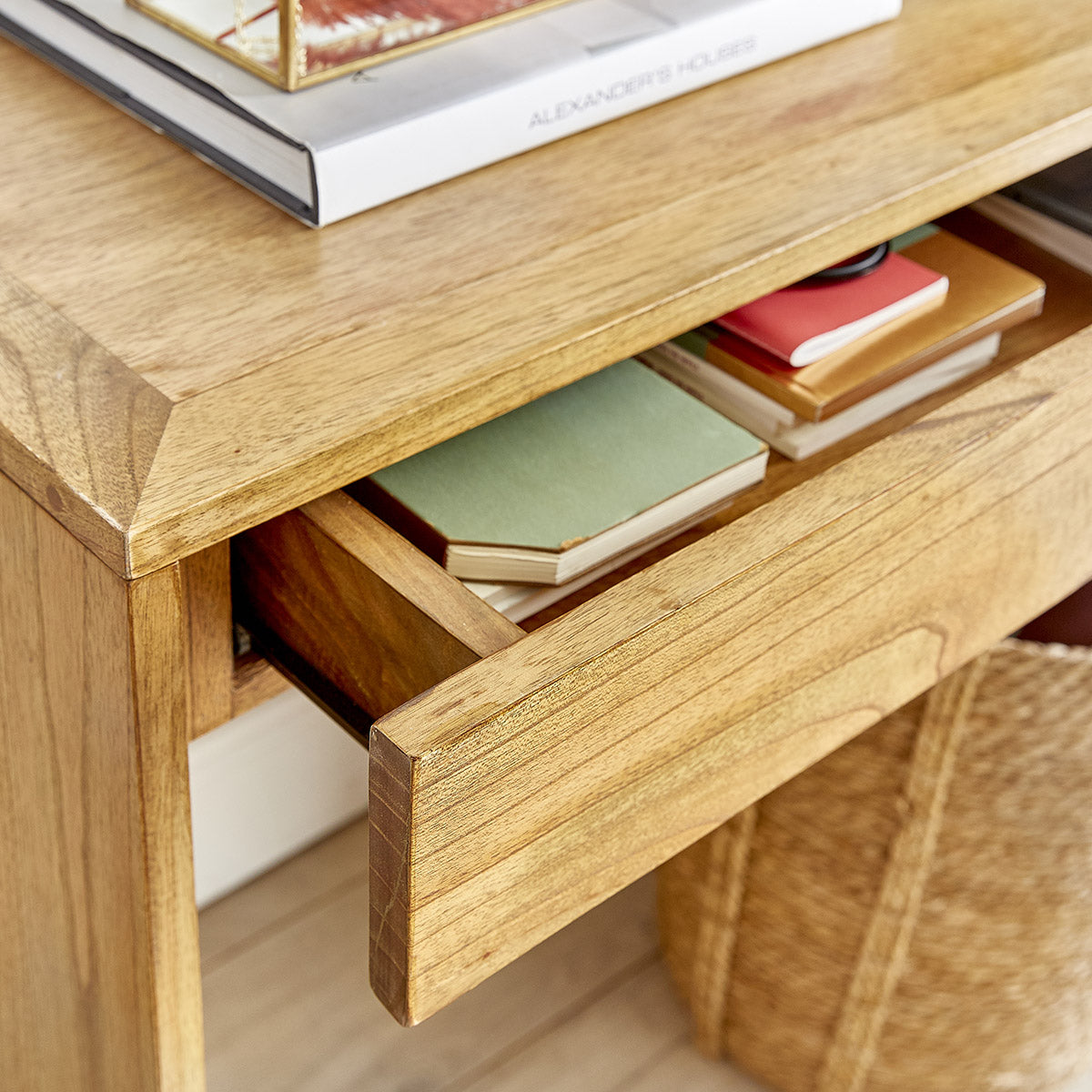 TILO - Console en mindi massif 120 cm