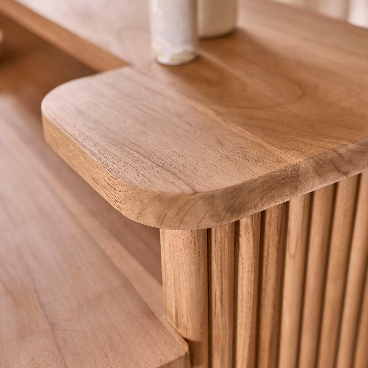 COLINE - Bar en teck massif 140 cm