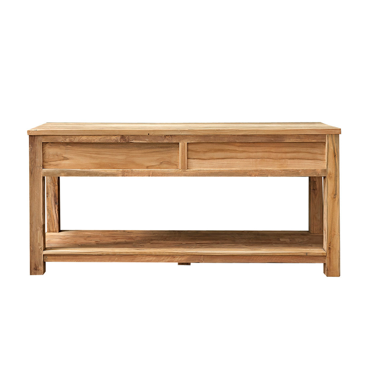 AUSTIN - Meuble sous vasque en teck massif recyclé 165 cm