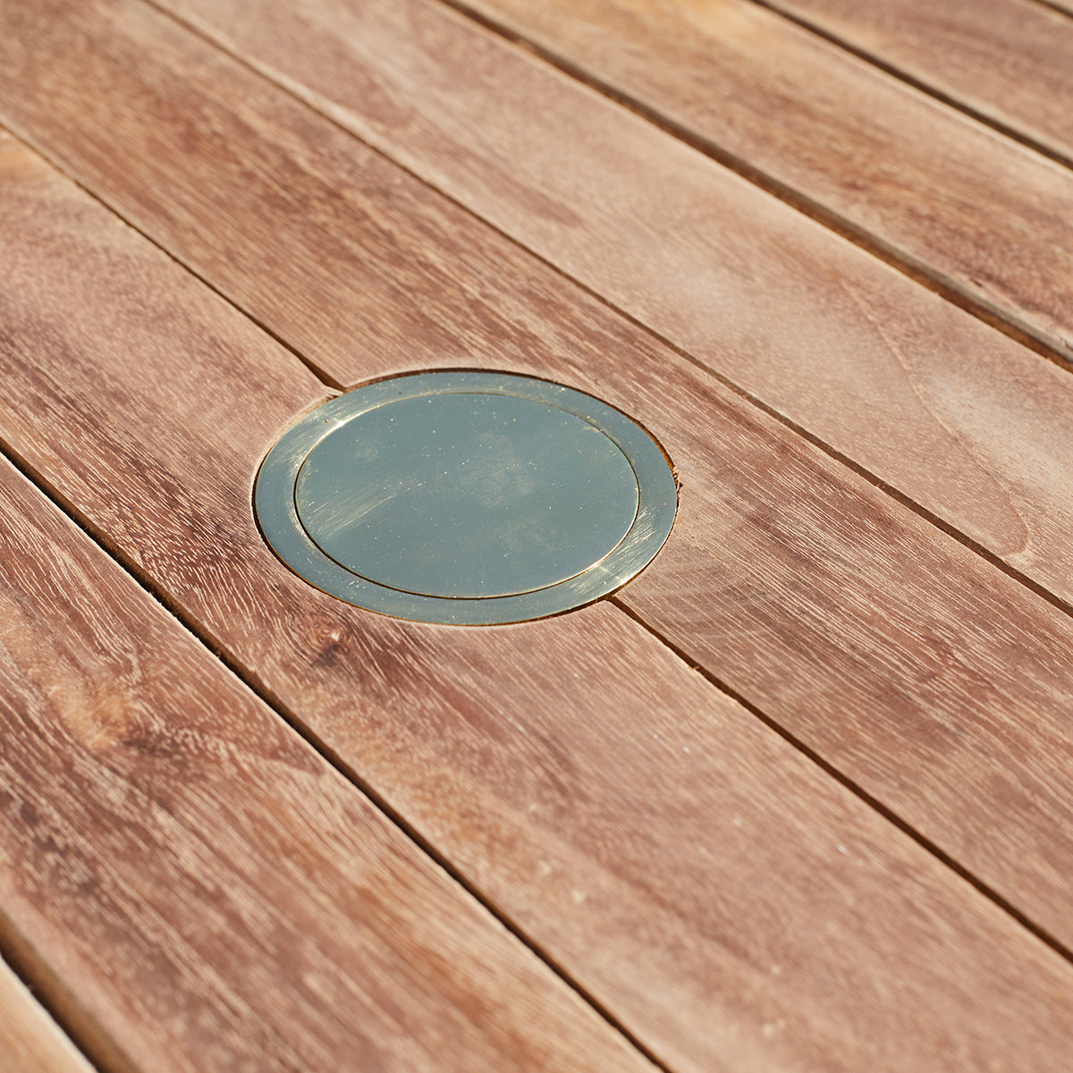 MIDLAND - Table de jardin en teck massif extensible ovale 6/8 pers.