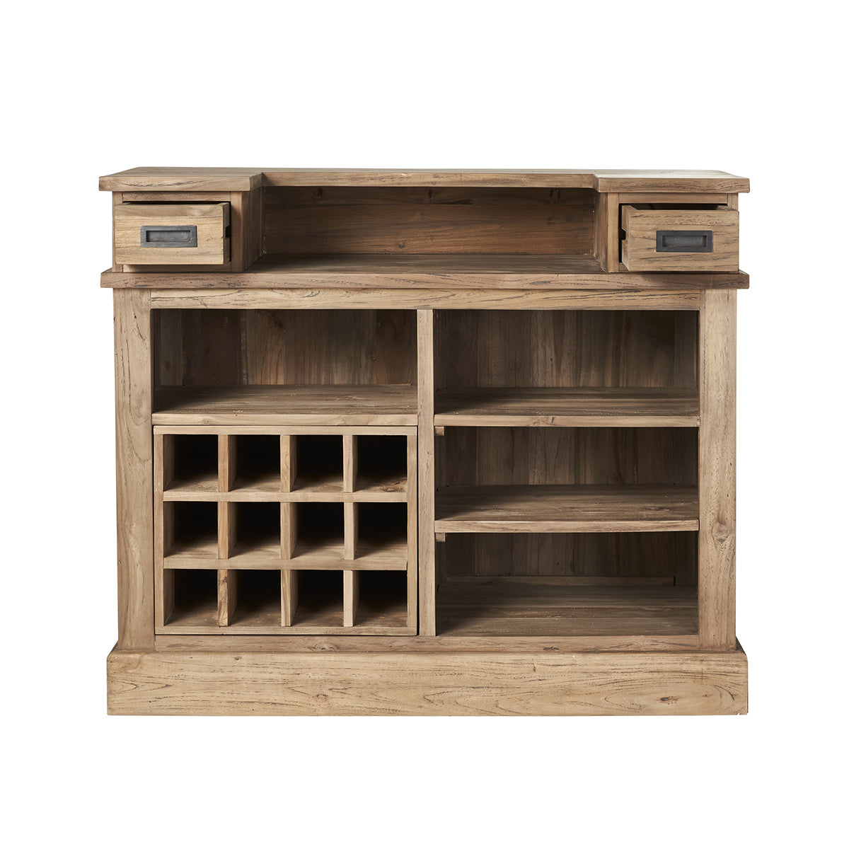 CARGO - Bar en teck massif recyclé 120 cm