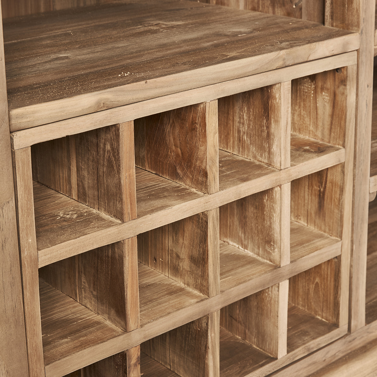 CARGO - Bar en teck massif recyclé 120 cm