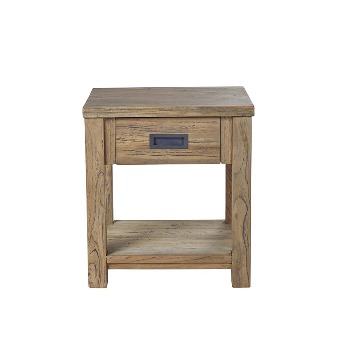 CARGO - Table de chevet en teck massif recyclé 45 cm