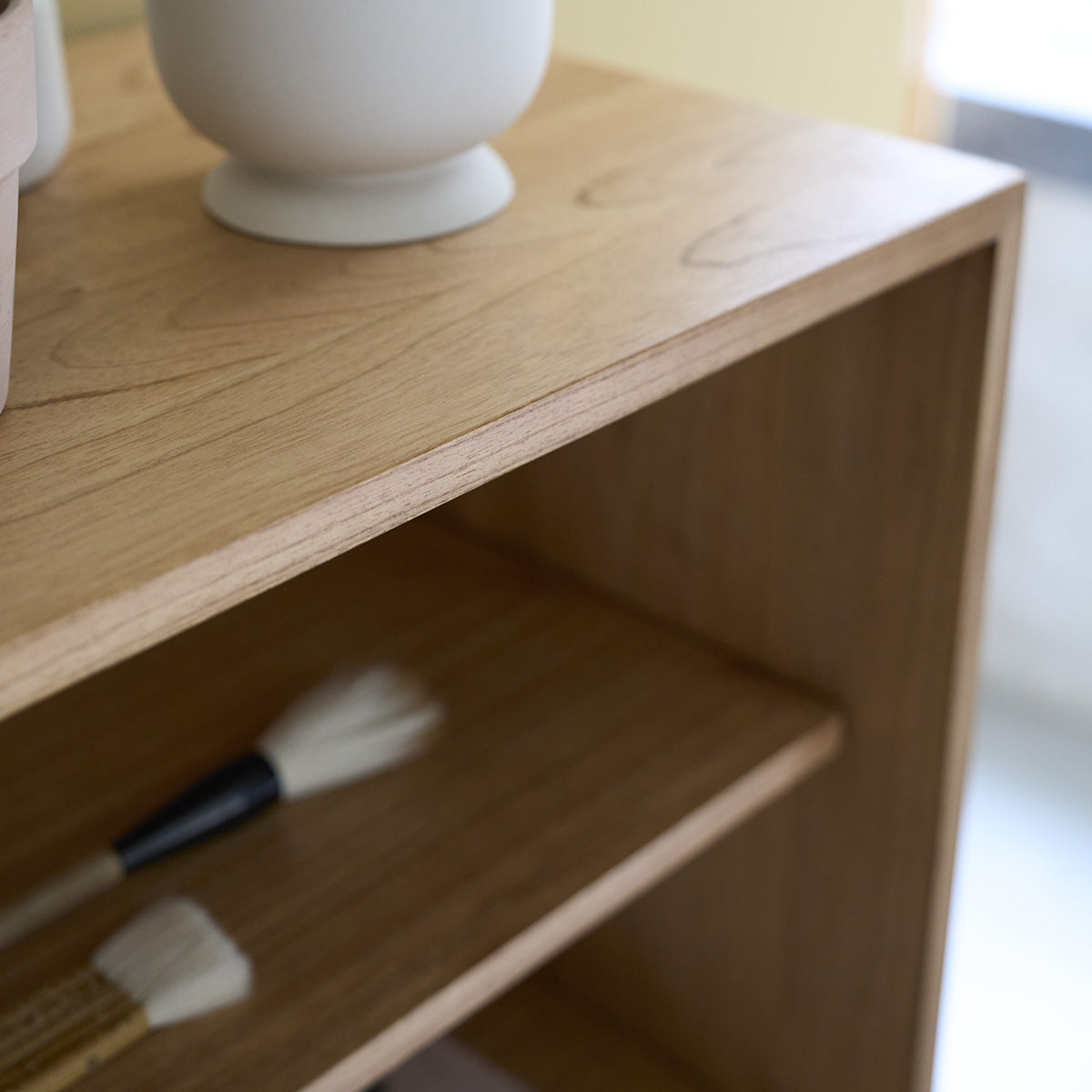 SUZANNE - Bibliothèque en mindi massif 85 cm